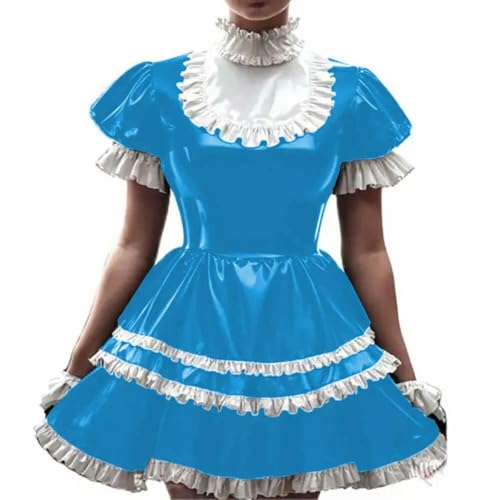 Französisches Dienstmädchen-Kostüm, PVC, Cosplay-Kleid von XINLIANYI