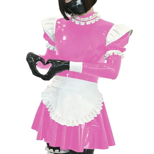 XINLIANYI Crossdressing Dienstmädchen-Uniformen, Cosplay, langärmelig, PVC, personalisierbar XINLIANYI Crossdressing Dienstmädchen-Uniformen, Cosplay, langärmelig, PVC, personalisierbar von XINLIANYI