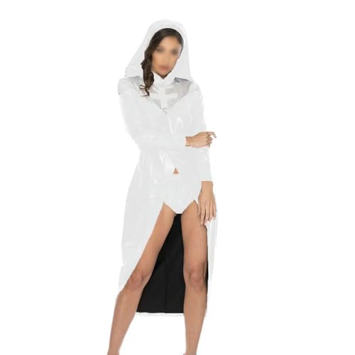 XINLIANYI Nonnenkostüm für Damen, Lackleder, hoher Halsausschnitt, Uniform, Vinyl, Halloween, Schwester, Kostüm, Cosplay, Party, Verkleidung von XINLIANYI