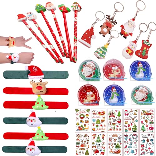 Weihnachten Party Mitgebsel Spielzeug für Kinder,Weihnachts Geschenk Mitgebsel Kindergeburtstag gastgeschenke mädchen Jungen Give aways,Mitbringsel,Gastgeschenke, Piñata Füllung,Adventskalender von XINNIAN