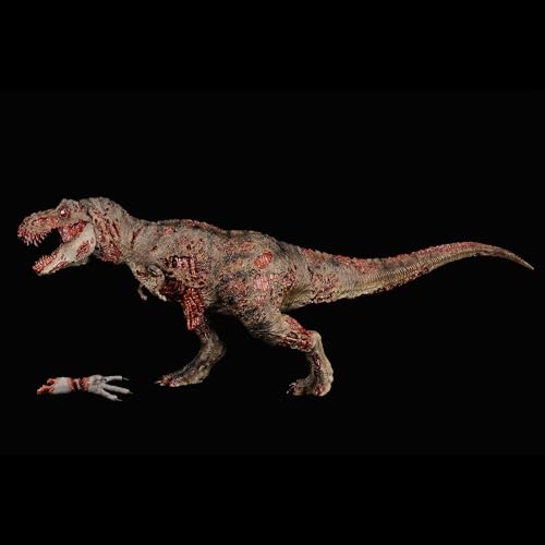 XINPANYIAN REBOR Dinosaurs Zombie T-Rex Cannibal Corpse Deluxe-Pack, Maßstab 1:35, beweglicher Kiefer und Vorderbeine (Braun) von XINPANYIAN