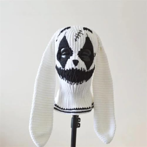 XINTAOSM Verrückter Hut, Hut Requisiten, Hut Halloween-Mütze for Damen und Herren, for Erwachsene, Teufelsclown, Beanie, handgefertigt, Gesichtsbedeckung(A3) von XINTAOSM