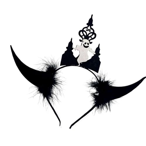 Fledermausflügel-Haarschmuck mit Totenkopf-Muster, einzigartiges Haarschmuck, Kostüm, Stirnband für Kinder und Erwachsene, Halloween, Cosplay, bequemes Party-Haarband Fledermausflügel-Haarschmuck mit Totenkopf-Muster, einzigartiges Haarschmuck, Kostüm, Stirnband für Kinder und Erwachsene, Halloween, Cosplay, bequemes Party-Haarband von XINYIN