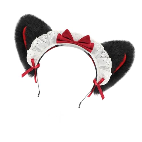 XINYIN Anime Cosplay Plüsch Kopfschmuck Elastisches Haarband Tierohren Design für Themenveranstaltungen den täglichen Gebrauch Anime Katzen Ohren Haarschmuck XINYIN Anime Cosplay Plüsch Kopfschmuck Elastisches Haarband Tierohren Design für Themenveranstaltungen den täglichen Gebrauch Anime Katzen Ohren Haarschmuck von XINYIN