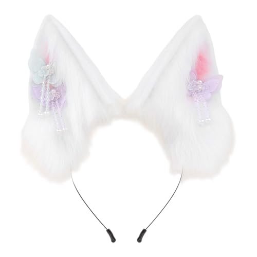 XINYIN Biegbares Katzenohr-Haarband aus Plüsch, Tierohren für Anime-Enthusiasten, Rollenspiele und Halloween-Partys, DressingUp-Requisiten, Anime-Enthusiasten XINYIN Biegbares Katzenohr-Haarband aus Plüsch, Tierohren für Anime-Enthusiasten, Rollenspiele und Halloween-Partys, DressingUp-Requisiten, Anime-Enthusiasten von XINYIN