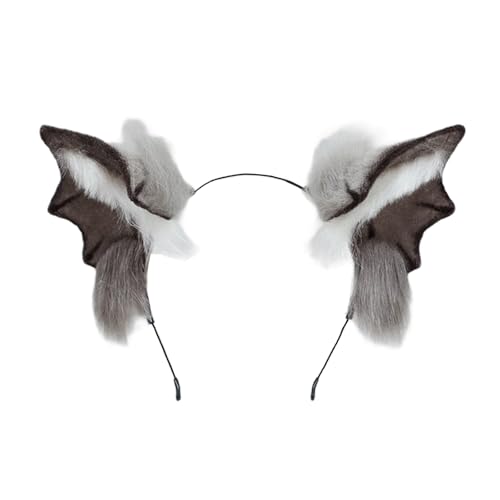 XINYIN Bloodsucker Fledermäuse Haarreifen Verspieltheit Tierohren Stirnbänder Einfache Haarringe für Erwachsene Kinder Kinder Fledermaus Ohr Kopfschmuck XINYIN Bloodsucker Fledermäuse Haarreifen Verspieltheit Tierohren Stirnbänder Einfache Haarringe für Erwachsene Kinder Kinder Fledermaus Ohr Kopfschmuck von XINYIN