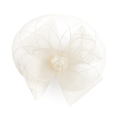 XINYIN Eleganter 1920er Jahre Rosette Gaze-Fascinator Stirnband mit Netzschleier für Cosplay Abend sogar Schleier Fascinator Kopfschmuck XINYIN Eleganter 1920er Jahre Rosette Gaze-Fascinator Stirnband mit Netzschleier für Cosplay Abend sogar Schleier Fascinator Kopfschmuck von XINYIN