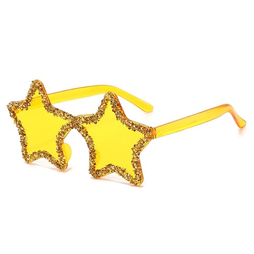 XINYIN Hip Hop glitzernde Schattierungen Stilvolle dekorative Augenbrille Stern Live Show Party Foto Requisiten Star Eyewear Party Outfit XINYIN Hip Hop glitzernde Schattierungen Stilvolle dekorative Augenbrille Stern Live Show Party Foto Requisiten Star Eyewear Party Outfit von XINYIN