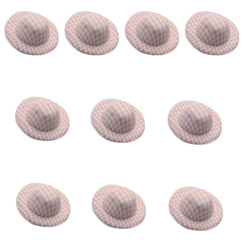 XINYIN Hut-Set, 10 Stück, 5,8 cm, unlackierter Stoff, Hüte für Geburtstagsparty und Bastelverzierungen, Huttyp kompatibel XINYIN Hut-Set, 10 Stück, 5,8 cm, unlackierter Stoff, Hüte für Geburtstagsparty und Bastelverzierungen, Huttyp kompatibel von XINYIN