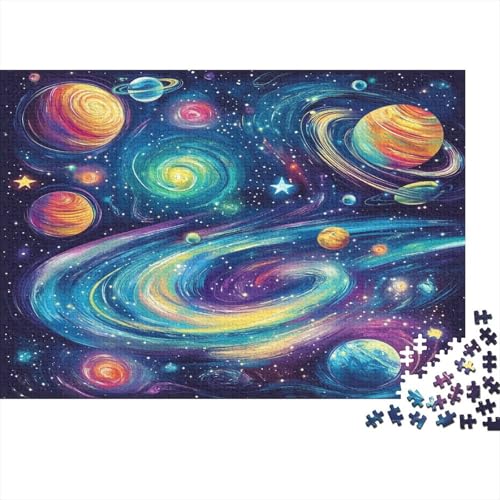 Kosmische Galaxie Puzzlespiel 1000 Teile Erwachsene -Puzzle 1000 Stück Spiel Puzzles Für Erwachsene Kinder Puzzle Erwachsenen Puzzlespiel Puzzel 1000pcs (75x50cm) von XINYUEST