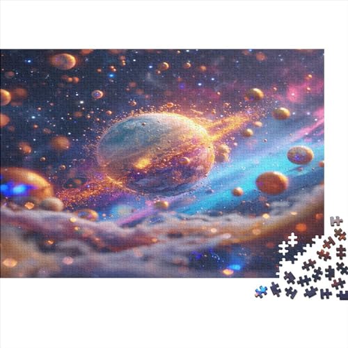 Planet Puzzlespiel 1000 Teile Jigsaw Puzzle 1000 Puzzle FüR Erwachsene Kinder Senioren Erwachsenen Puzzlespiel Puzzel 1000pcs (75x50cm) von XINYUEST