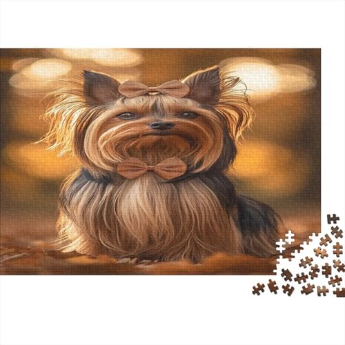 Yorkshire Terrier Puzzle 1000 Teile Puzzle Für Erwachsene Und Kinder Ab 14 Jahren Puzzel 1000pcs (75x50cm) von XINYUEST