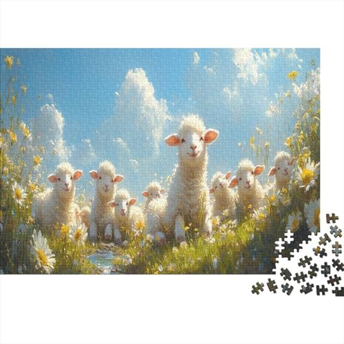 Ziege Puzzlespiel 1000 Teile Puzzle Für Erwachsene Und Kinder Ab 14 Jahren, Puzzle-Motiv Erwachsenen Puzzlespiel Puzzel 1000pcs (75x50cm) von XINYUEST