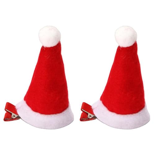 Weihnachtsmannmütze, Haarspange, Urlaubsparty, Pailletten, Kopfschmuck, Festival, Seitenklammer, Familientreffen, Party-Accessoire, festliche Urlaubs-Haarspange, Weihnachts-Themen-Haarschmuck, von XINgjyxzk