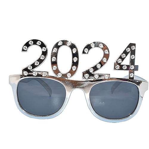 XINgjyxzk Quadratischer Rahmen Sonnenbrille für Teenager Mädchen Party Rahmen Linse Lustige Trendige Mode Weihnachtsdekorationen Weihnachtsbrille für Erwachsene Weihnachtsbrille für Kinder von XINgjyxzk