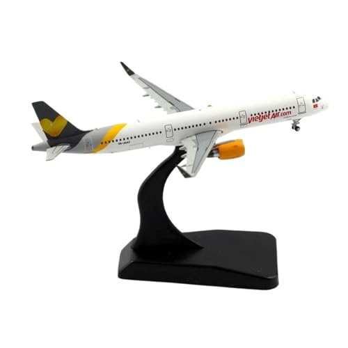 Flugzeug 1:400 Simulation des A321 VN-A542 Verkehrsflugzeugs, statisches Modell, Desktop-Dekorationen, Sammlerstücke, Geschenke Metallflugzeug von XIYUEYING