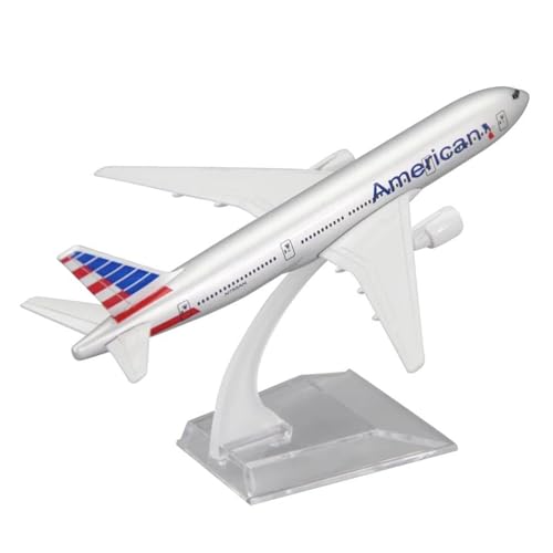 Flugzeug 16cm Diecast B777-200 Airliner Legierung Simulation Flugzeug Geschenk Dekoration Sammlung Souvenir Ornamente Metallflugzeug von XIYUEYING