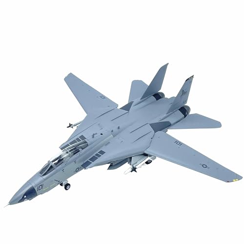 Flugzeug Amerikanisches F-14D VF-213 Black Lion Squadron F14 Kampfflugzeugmodell Im Maßstab 1:72 Metallflugzeug von XIYUEYING