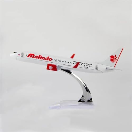 Flugzeug Diecast 1:400 737 Lion Air Passagierflugzeug Legierung Modell Desktop Sammlung Geschenke Metallflugzeug von XIYUEYING