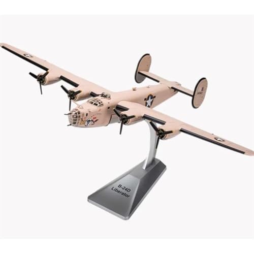 Flugzeug Diecast American B-24 Militarized Combat Bomber Legierung Modell Maßstab 1:72 Spielzeug Geschenk Metallflugzeug von XIYUEYING