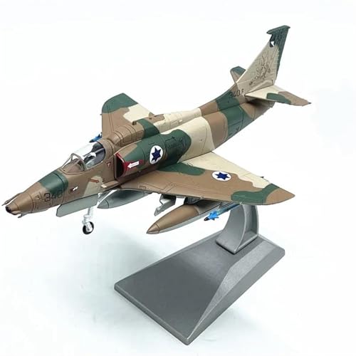 Flugzeug Diecast Israelische A-4M Militarisierte Kampfflugzeug Legierung Modell 1:72 Maßstab Spielzeug Geschenk Metallflugzeug von XIYUEYING