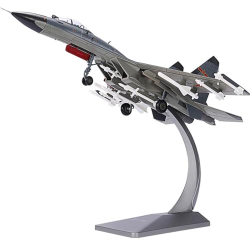 Flugzeug Diecast J-11B Militarisierter Kampfjäger Legierung Modell Maßstab 1:48 Spielzeug Geschenk Dekoration Metallflugzeug von XIYUEYING