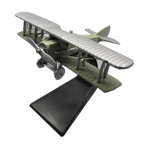 Flugzeug Druckguss 1/72 1916 Doppeldecker-Kampfflugzeugmodell, gewöhnliche Desktop-Dekoration, Modellflugzeugsammlung Metallflugzeug von XIYUEYING