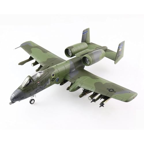 Flugzeug Druckguss-A-10A Thunderbolt II Angriffsmaschine, Legierungs-Kunststoffmodell, Maßstab 1:72, Spielzeuggeschenk Metallflugzeug von XIYUEYING