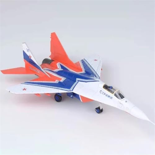 Flugzeug Druckguss-Maßstab 1:72 Mig-29 Kampfjets Fertiges Flugzeugmodell Statische Dekoration Souvenir Geschenk Metallflugzeug von XIYUEYING