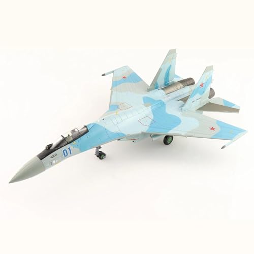 Flugzeug Druckguss-Modell des Su-35S Sideguard E Fighter Aus Kunststoff, Legierung, Maßstab 1:72, Spielzeug, Geschenk, Dekoration Metallflugzeug von XIYUEYING