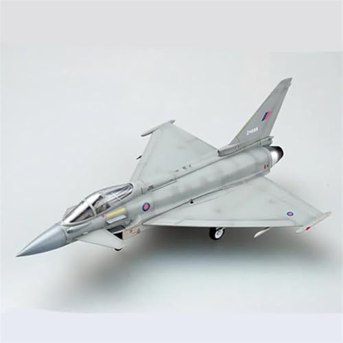 Flugzeug Druckguss-Modellflugzeugmodell Force EF-2000A im Maßstab 1:72 aus Kunststoff, Sammlerspielzeug Metallflugzeug von XIYUEYING