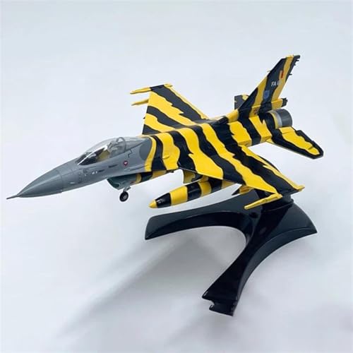 Flugzeug F-16A Fighter Flugzeugmodell Aus Kunststoff Im Maßstab 1:72, Statische Dekoration, Souvenirgeschenke Für Erwachsene Jungen Metallflugzeug von XIYUEYING