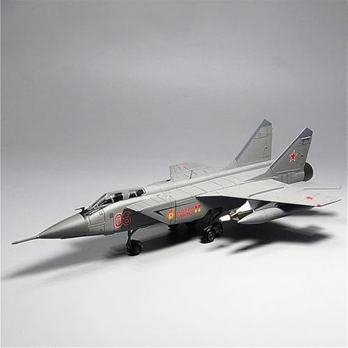 Flugzeug Maßstab 1:72 MIG31 Foxhound Kämpfer Abfangjäger Modell Legierung Sammlung Ornamente Metallflugzeug von XIYUEYING