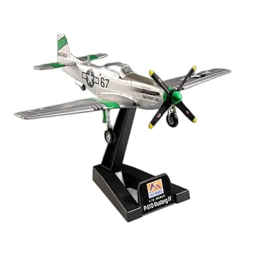 Flugzeug Militarisiertes Kampfflugzeug P51D Aus Kunststoff, Modell Im Maßstab 1:72, Spielzeug, Geschenk Metallflugzeug von XIYUEYING