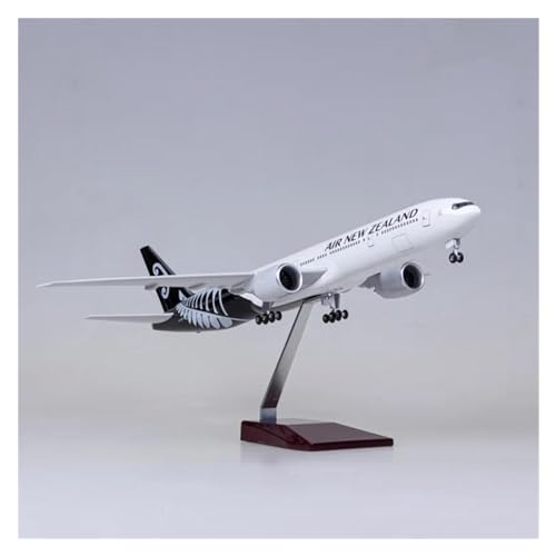 Flugzeug Neuseeländisches B777-Flugzeug Im Maßstab 1:157, W-Licht Und Radfahrwerk, Kunststoffharz-Flugzeugspielzeug, 47 cm Metallflugzeug(No Light) von XIYUEYING