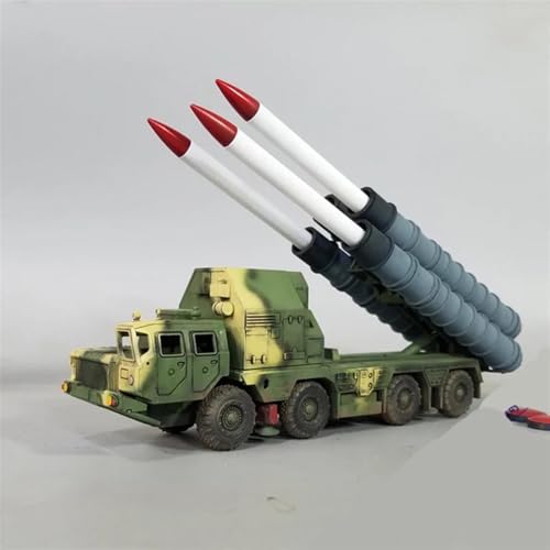 Militärische Panzer 1: 72 S300 Raketenfahrzeug Kunststoff Fertig Produkt Simulation Modus Gepanzertes Kampffahrzeug(Multi-Colored) von XIYUEYING