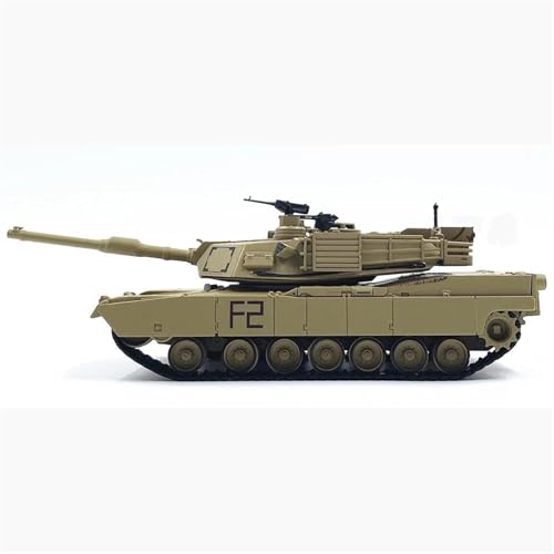 Militärische Panzer Diecast American M1A2 Militarized Combat Main Battle Tank Legierung Modell Maßstab 1:72 Spielzeug Geschenk Gepanzertes Kampffahrzeug von XIYUEYING