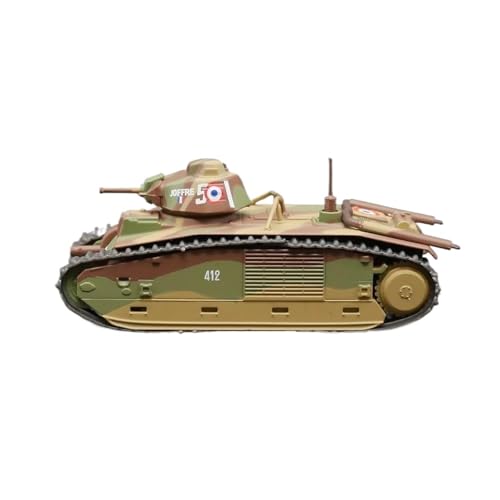 Militärische Panzer Druckguss-Militärmodell Aus Legierung Im Maßstab 1:72, Französischer Schwerer Panzer Aus Dem Zweiten Weltkrieg, 1940 Gepanzertes Kampffahrzeug von XIYUEYING