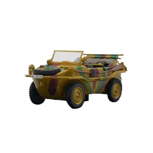 Militärische Panzer Druckguss-Modellbau, Schwimmwagen Typ 166, Amphibienfahrzeug, deutsche Militärlegierung aus dem Zweiten Weltkrieg, Verhältnis 1:43 Gepanzertes Kampffahrzeug von XIYUEYING