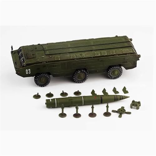 Militärische Panzer Maßstab 1:72 SS-21 Taktisches Transportfahrzeug Für Ballistische Raketen Mit Drehbarem Rad, Fertiges Modell Gepanzertes Kampffahrzeug von XIYUEYING