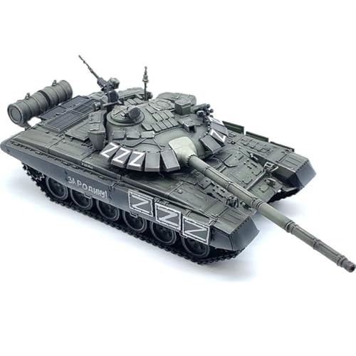 Militärische Panzer Russischer Panzer T-72, Maßstab 1:72, Plastikspielzeug, Geschenksammlung, Simulationsdisplay Gepanzertes Kampffahrzeug von XIYUEYING