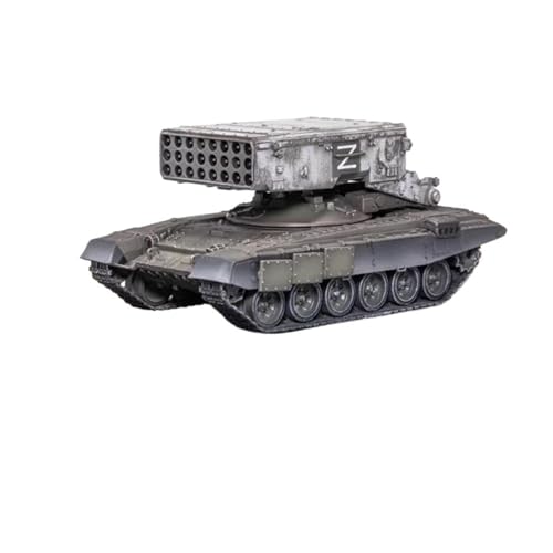 Militärische Panzer Spezielles Militärisches Aktionsmodell TOS-1 Spitfire Tank Z Group Im Maßstab 1:72 Mit Schneebemalung Gepanzertes Kampffahrzeug von XIYUEYING