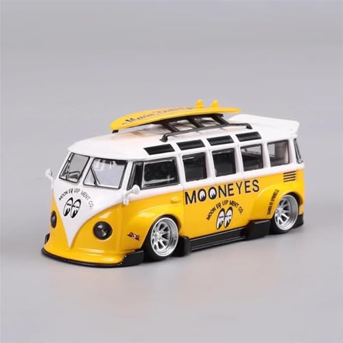 Supercar 1/64 RWB T1 Bus Simulation Druckguss Legierung Auto Modell Handwerk Dekoration Sammlung Spielzeug Werkzeuge Kraftfahrzeuge(White) von XIYUEYING