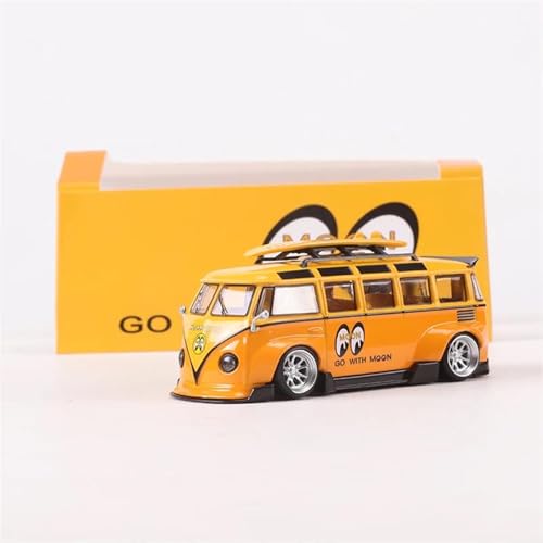 Supercar 1/64 RWB T1 Bus Simulation Druckguss Legierung Auto Modell Handwerk Dekoration Sammlung Spielzeug Werkzeuge Kraftfahrzeuge(Yellow) von XIYUEYING