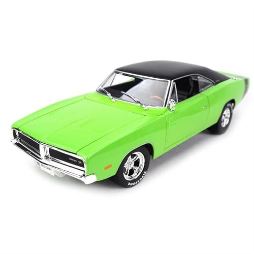 Supercar 1:18 1969 Dodge Charger R/T Statische Druckgussfahrzeuge Sammlermodell Autospielzeug Kraftfahrzeuge von XIYUEYING