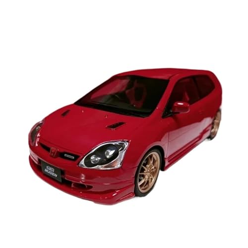 Supercar 1:18 Skala Harz Mugen Civic Typ R EP3 Spielzeug Sport Auto Modell Sammlung Souvenir Kraftfahrzeuge von XIYUEYING