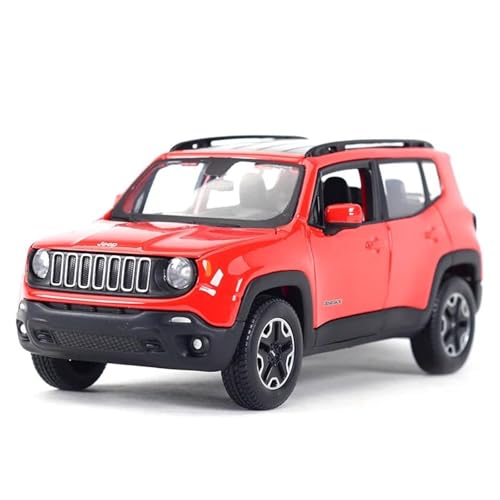 Supercar 1:24 Jeep Renegade SUV Geländewagen Statische Druckgussfahrzeuge Sammlermodell Autospielzeug Kraftfahrzeuge von XIYUEYING