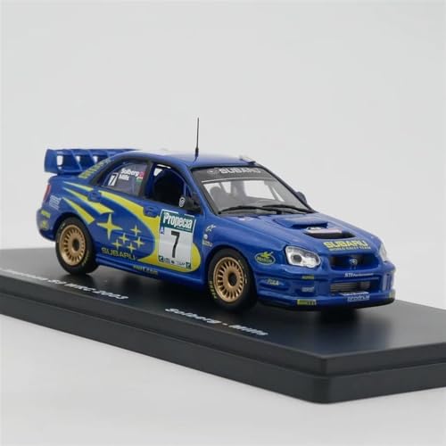 Supercar 1:43 Maßstab Druckguss-Legierung Subaru Impreza S9 WRC 2003 Spielzeug Autos Modell Klassiker Nostalgie Erwachsene Geschenke Kraftfahrzeuge von XIYUEYING