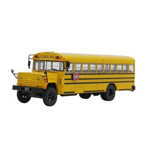 Supercar 1:72 Bus Amerikanischer Schulbus, Legierungsautomodell, Metallspielzeugauto-Sammlung, Statische Anzeige Kraftfahrzeuge von XIYUEYING