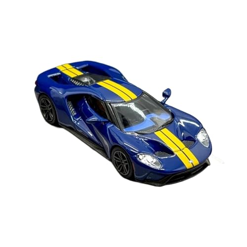 Supercar Diecast 1/64 Maßstab Ford GT Sunoco Sport Auto Simulation Legierung Auto Modell Jungen Geschenk Kraftfahrzeuge von XIYUEYING